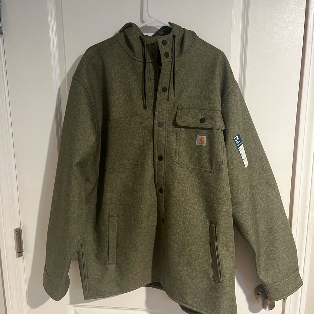 Carhartt Green Rain Defender Jacket